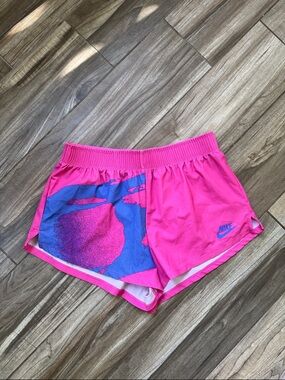 WOMENS NIKE DRI FIT CHALLENGE COURT HOT PINK SHORTS